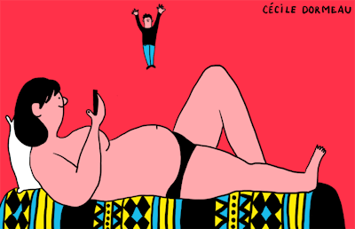 为了让他开心,我愿意把肚子献给他