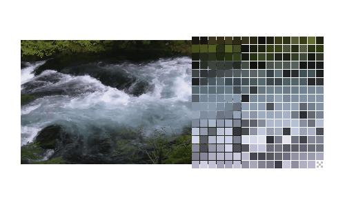 但其实,他的大部分精力集中在大自然灵感艺术,