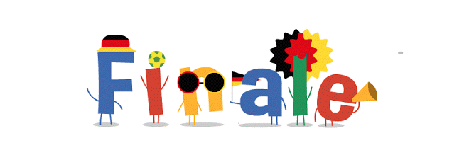 2014年巴西世界杯 google 疯狂的为世界杯准备了60 幅 doodle,按照