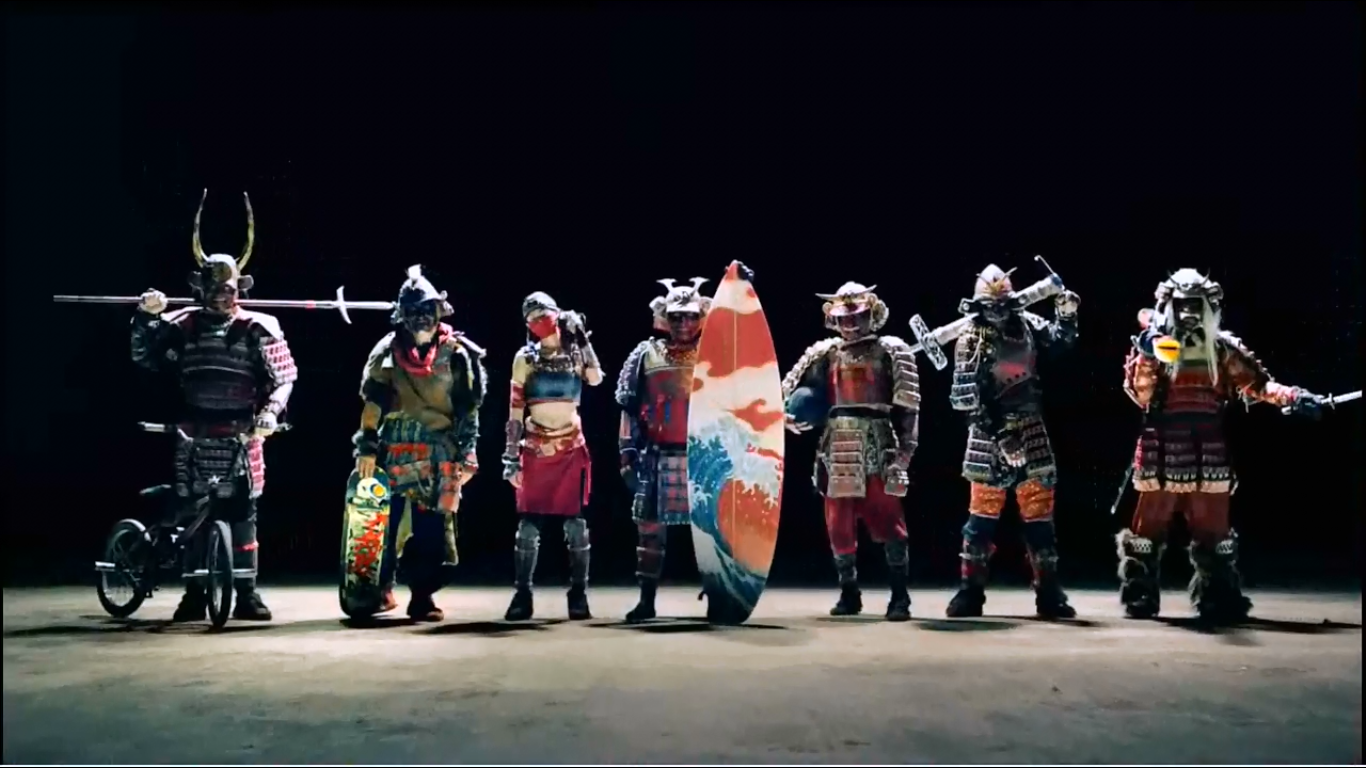 日清杯面最新狂拽炫酷广告:日本极限运动七武士