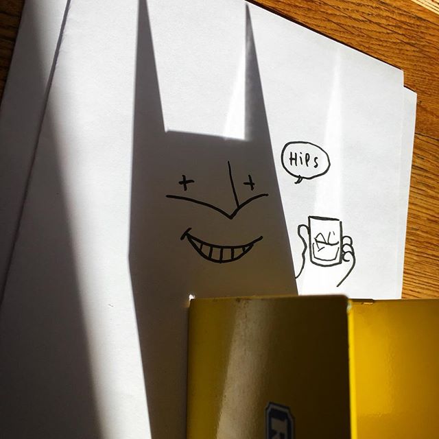 自己的影子也可以变成漫画人物!