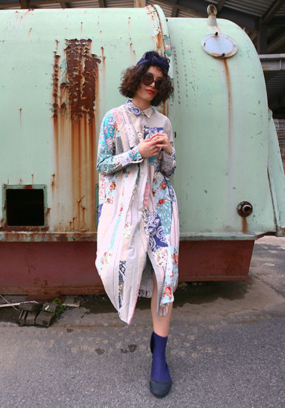 张娜再造衣银行把旧衣服做成新衣服,出现在时