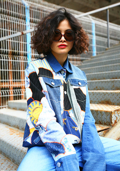 张娜再造衣银行把旧衣服做成新衣服,出现在时