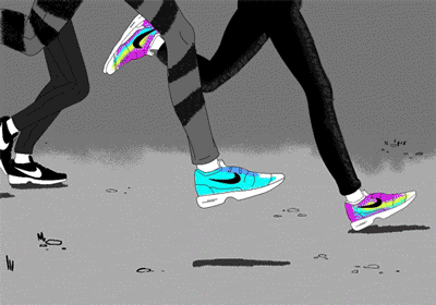 nike holiday gif 海报 不论宿醉后的天气,时间或状态怎么样,跑者