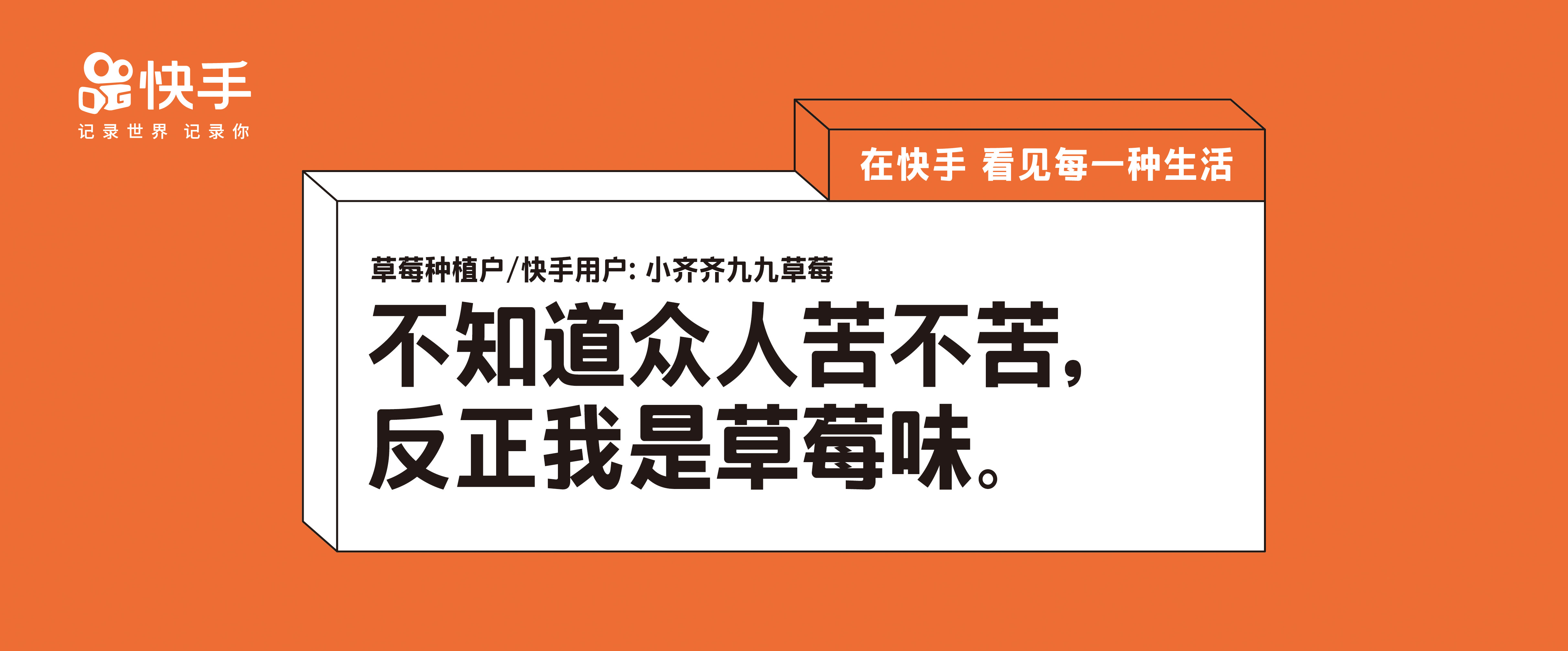 快手2019跨年广告:在快手,看见每一种生活