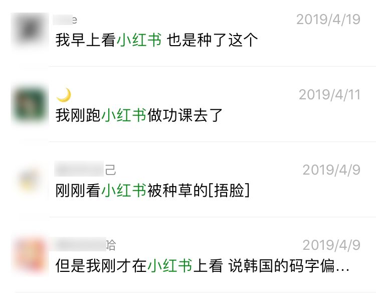 下面只是一列的冷漠复读机回复——"去小红书看啦.