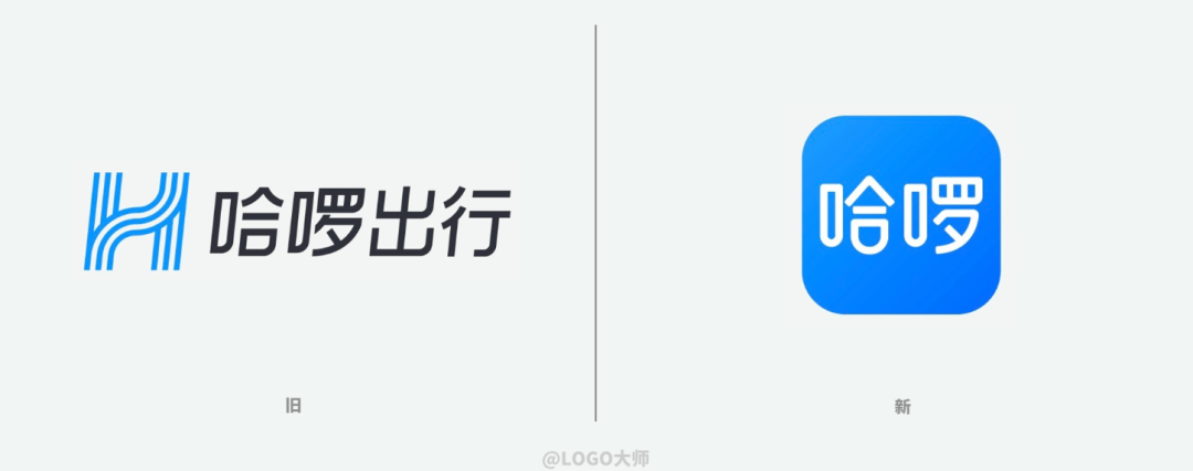 哈啰新logo撞脸知乎官方这是设计师想秃头做出来的