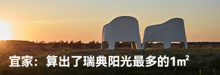 宜家:算出了瑞典阳光最多的1㎡ 宜家:算出了瑞典阳光最多的1㎡