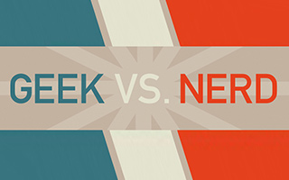 信息图表: Geek VS Nerd