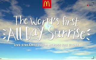 麦当劳新加坡 All Day Sunrise  用全世界的阳光迎接新年