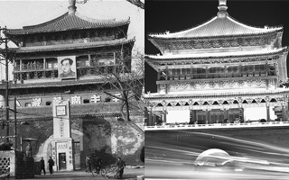 有位摄影师翻拍了一些旧照，记录了中国这 100 年里的时空变迁