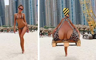 再次警告：不要随随便便把自己的照片给会PS的人，否则...