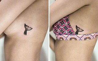 这个韩国艺术家独创的精致小纹身，每个图案都萌爆了！