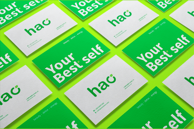 HEREidea英合創意｜原創作品：HaoWellness VI標志設計