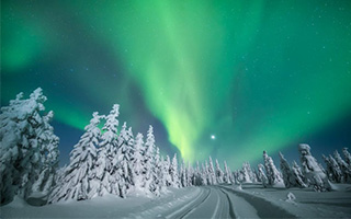 美到窒息的极光、驯鹿、雪景......这个冬日一起去圣诞老人故乡吧