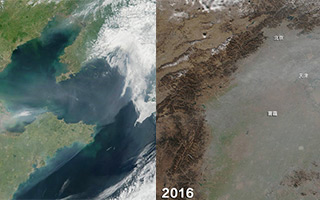 美国 NASA 拍下北京雾霾 15 年：变化触目惊心