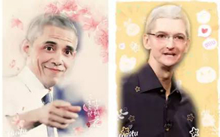 当外国网友遭遇美图秀秀后，名人都被玩坏了！