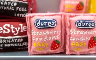 这家用毛毡织出来的情趣用品店，看得我脸红