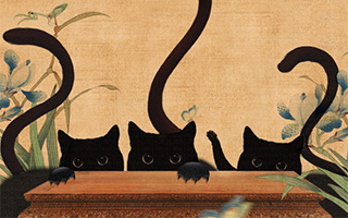 中日合拍电影《妖猫传》的海报吸猫之旅