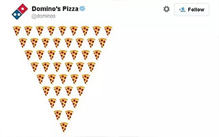 Domino’s：Emoji Ordering