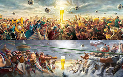 青岛啤酒世界杯巨作：新地壳运动，把各大洲拉在一起