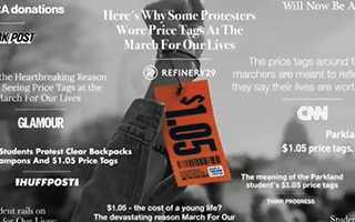 为通过枪支管制立法，美国发起了一场“为我们的生命游行”活动