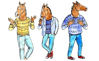 丧可以当饭吃吗？画出《马男波杰克》的她告诉你，可以！