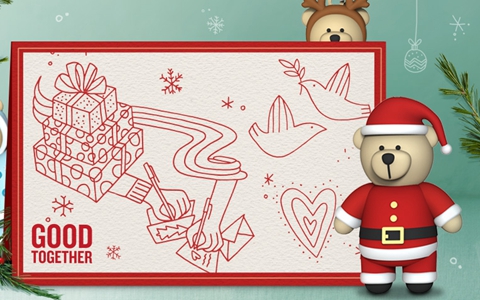 星巴克：今年圣诞有好意小熊陪伴你