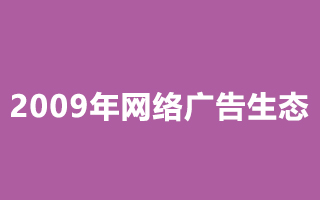 金融危机下的2009年网络广告生态