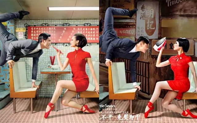 小天鹅新平面撞脸香港芭蕾舞团，“致敬经典”真这么好用？