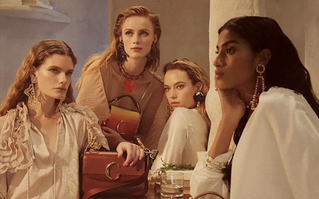 Chloé 2019春夏广告大片：回溯嬉皮现代主义