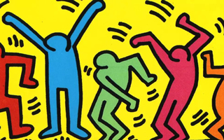 和优衣库、雀巢合作过的艺术家Keith Haring，酷了一辈子