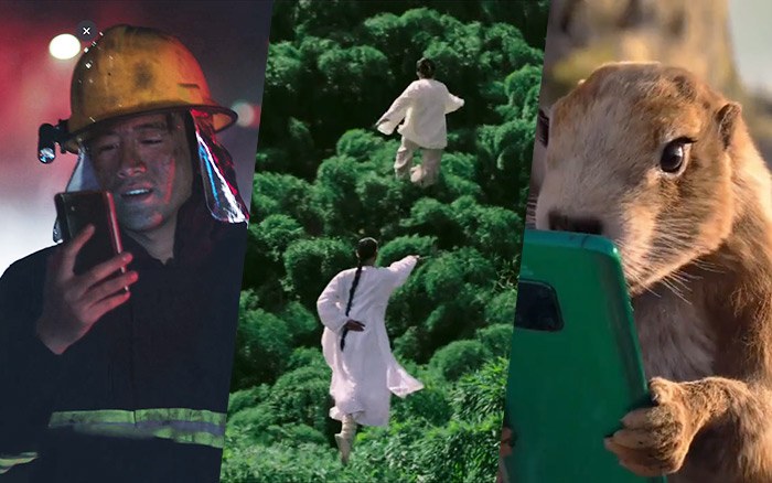 买不起华为，我看看广告总可以吧！