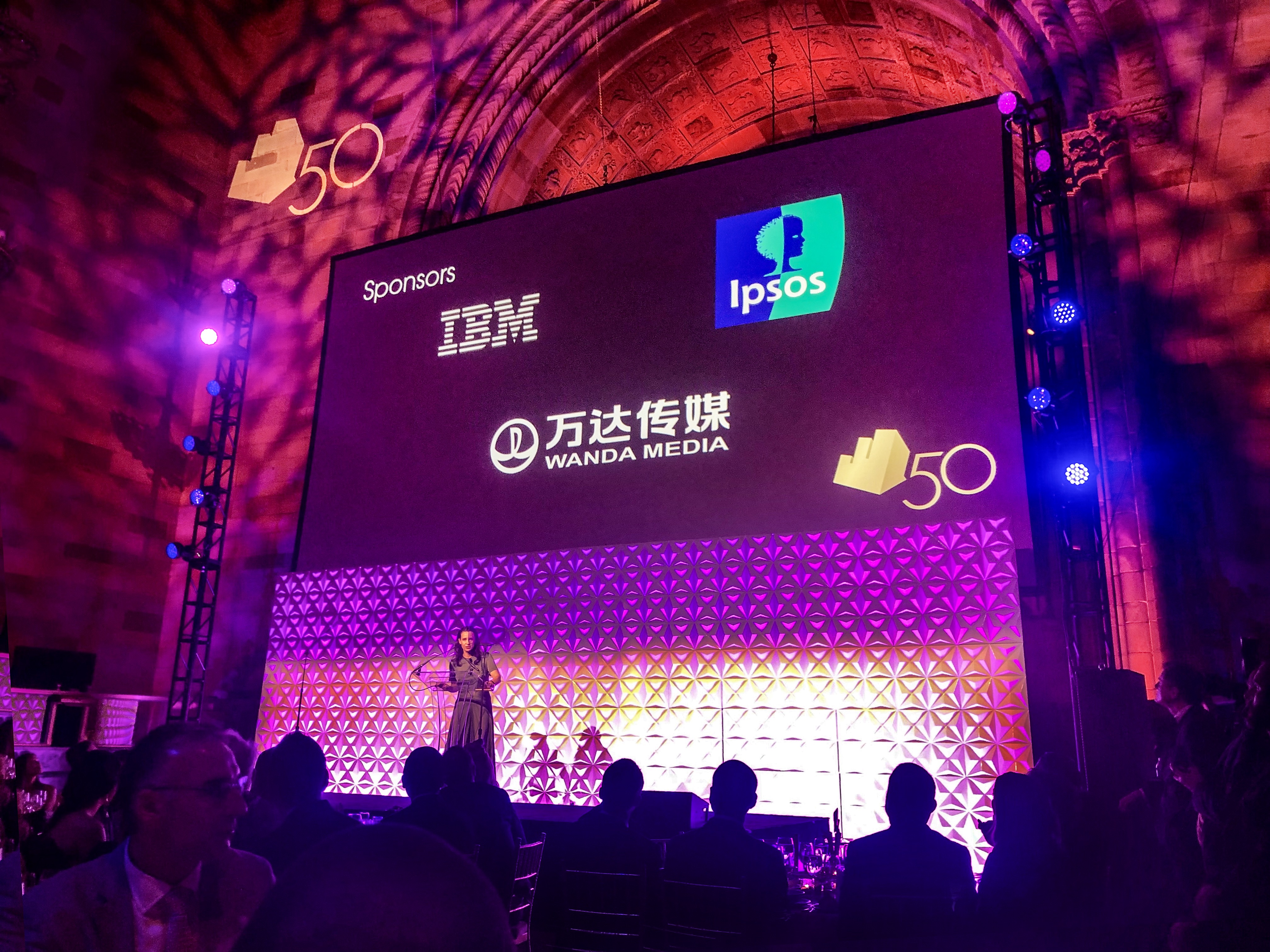 万达传媒亮相艾菲奖50周年盛典