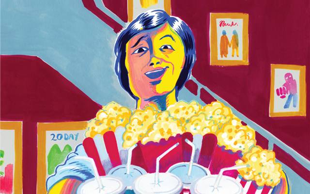 香港汇丰银行创意海报：​如果电影没有优惠，和咸鱼有什么分别！