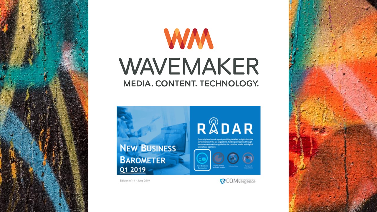 WAVEMAKER 在COMvergence新业务报告中排名第一