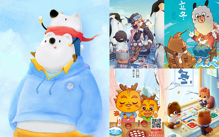 看完这65张立冬海报，还怕冬天不够暖？