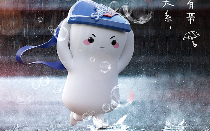 舒肤佳 ：小舒回家过年找妈妈，奶声奶气好可爱