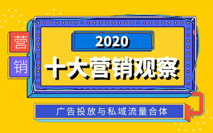 2020十大营销观察：广告投放与私域流量合体