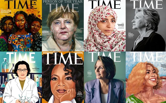 《时代周刊》一次设计100幅女性封面，这11位的故事最燃！