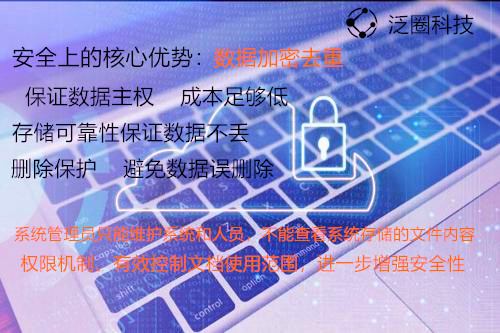 泛圈科技企业云盘在用户权限与数据安全方面的表现