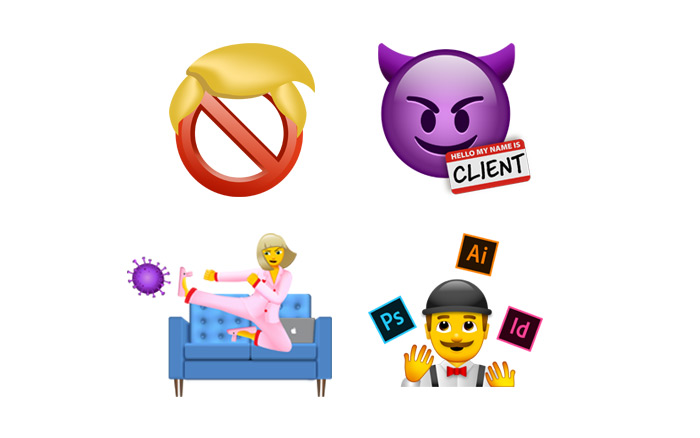 这套独特的 emoji，设计师看完男默女泪