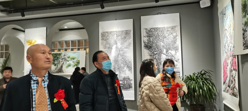 张为行国画精品展3月20日在江苏宿迁举办