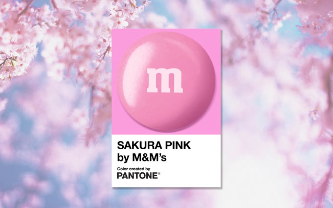 M&M's×彩通推出樱花季“粉豆”，满满少女心