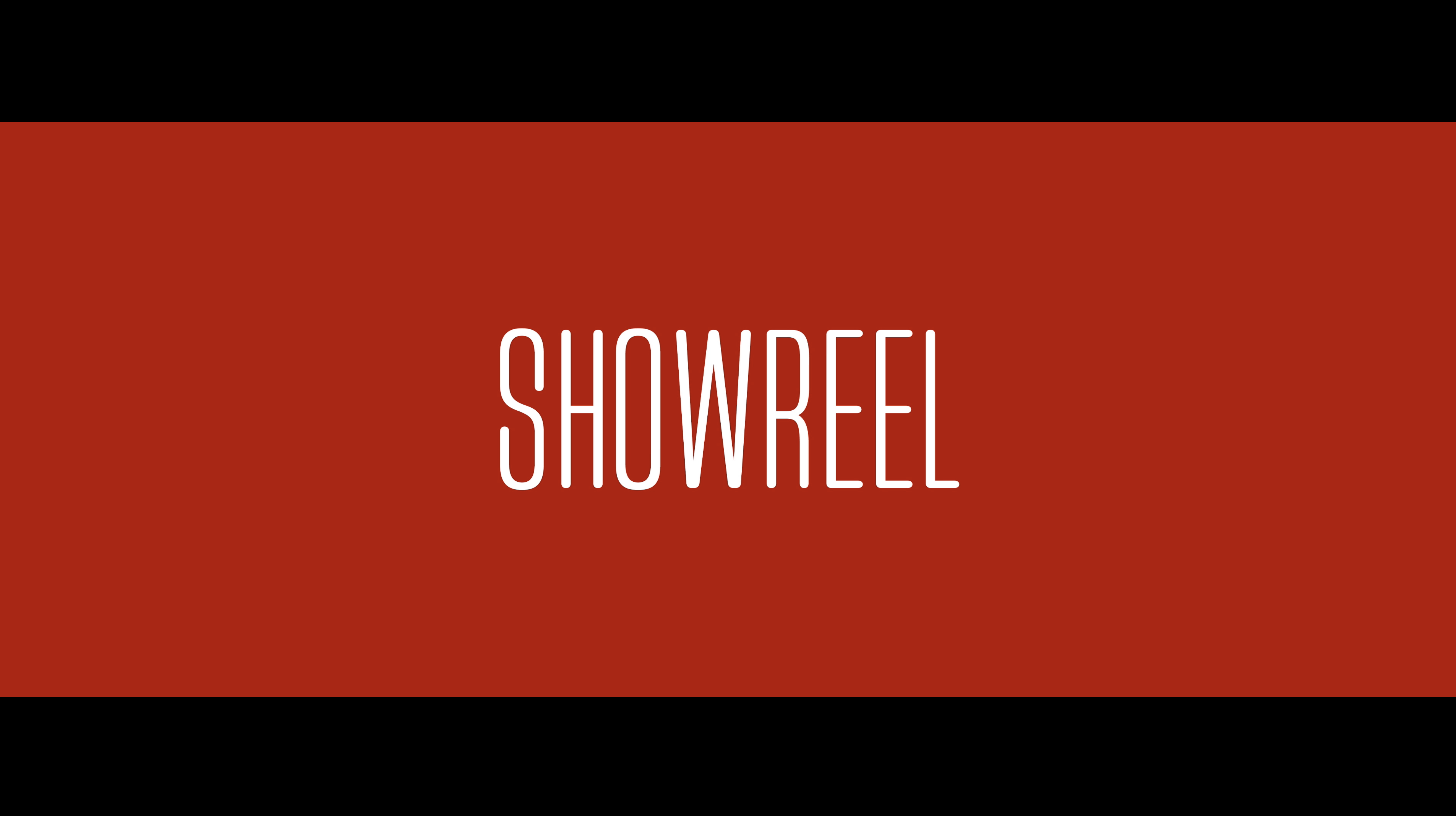 个人作品SHOWREEL