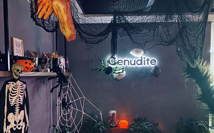 Genudite万圣节：公司变“鬼屋”，尽情撒欢