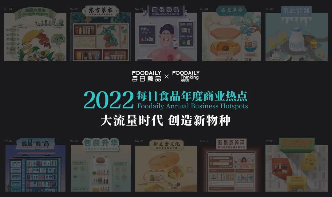 重磅 | 每日食品年度商业热点发布 ，2022年赛道新物种机会都在这里了！