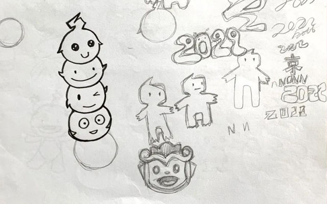 冰墩墩设计手稿揭秘，20天创作16套方案，最早创意源于冰糖葫芦