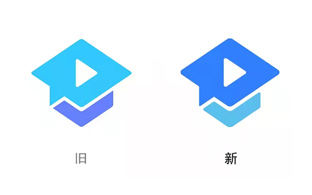 腾讯课堂启用新Logo，帽子变颜色了！