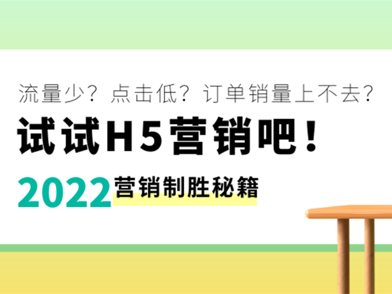 意派Epub360丨流量少？点击低？订单销量上不去？试试H5营销吧！